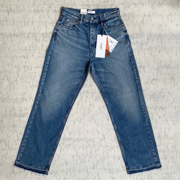 MOUSSY Waipio Wide Straight Jeans, Japanese Denim, Sz 26 - Picture 4 of 13